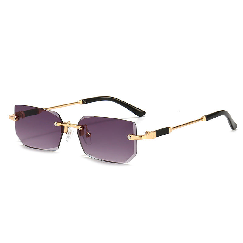 Wholesale Frameless Jelly Colored PC Sunglasses